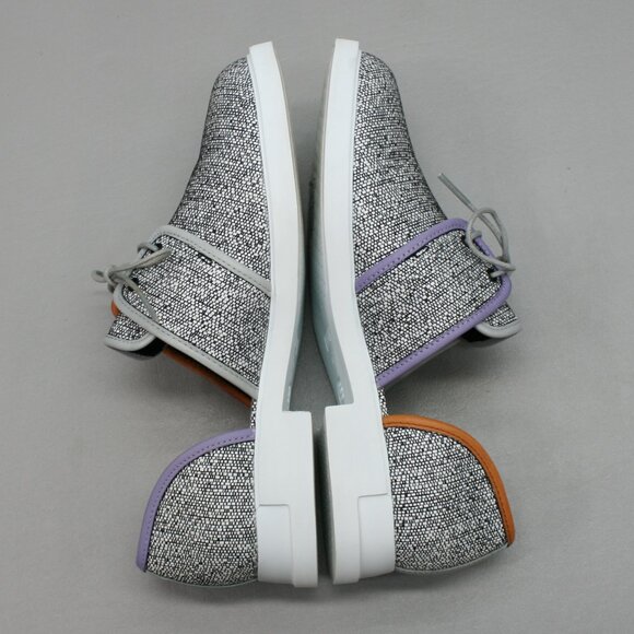 Camper 40 (Ladies 10) Snimi Derby Twins Gray Semi-Open Lace-up Extralight Shoes - Picture 12 of 12